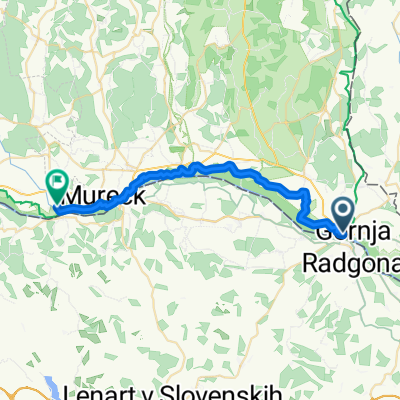 Von Bad Radkersburg bis Weitersfeld an der Mur