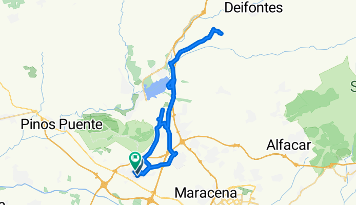 De Calle Málaga a Calle Moreras