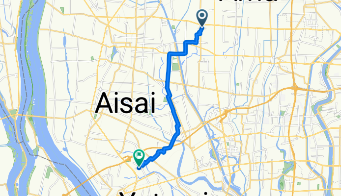 帰り道（津島東から）