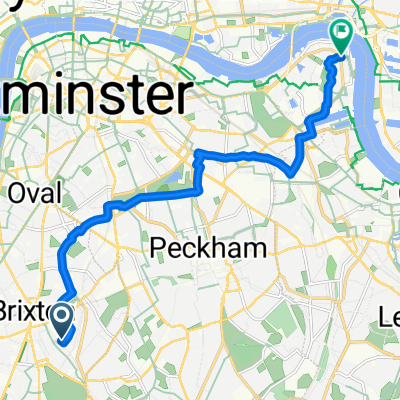 Carrara Close, London to Thames Path, London