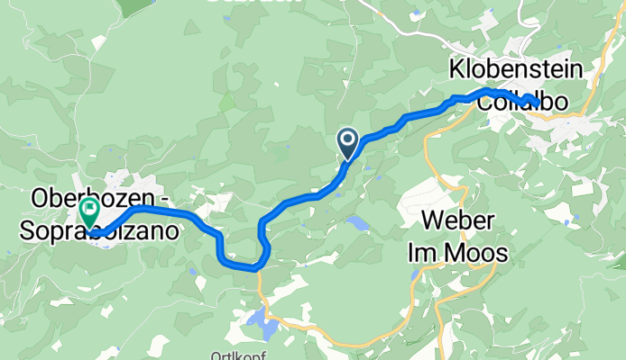 Lichtenstern nach Dorf Paese