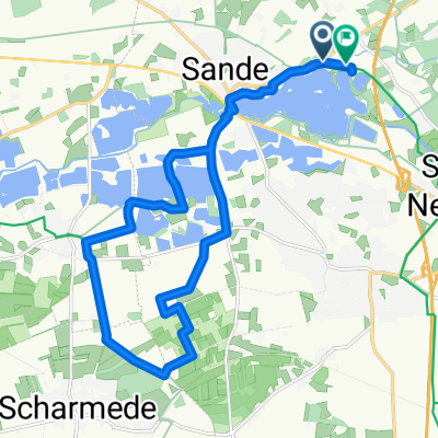 Route in Paderborn