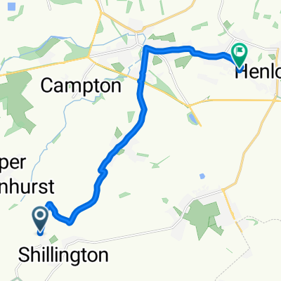 Greenfields, Hitchin to Broad Street, Shefford