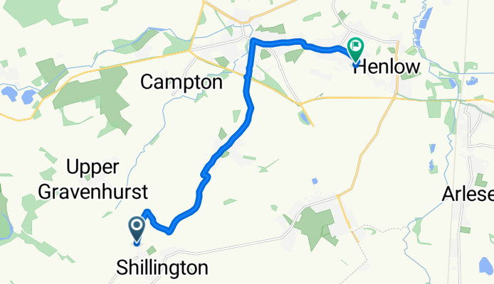 Greenfields, Hitchin to Broad Street, Shefford