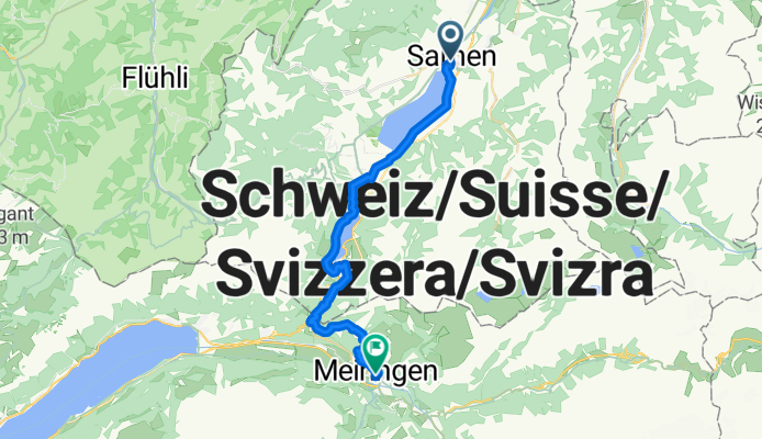 Dorfplatz, Sarnen nach Bahnhofstrasse, Meiringen