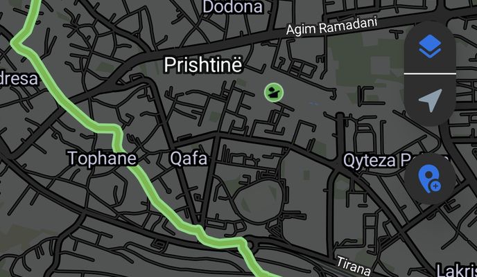Photo 1 de l’itinéraire Bikemap « Gazmend Zajmi Nr. to maj »