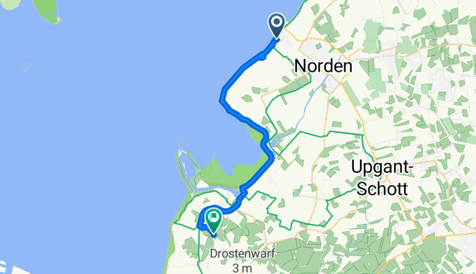 Wichter Weg, Norden nach Tjücher Weg, Krummhörn