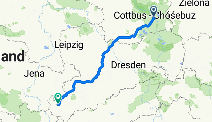 Von Cottbus bis Plauen