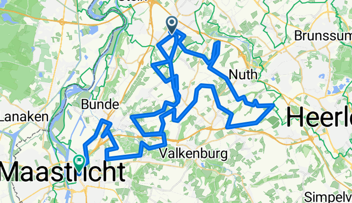 Trainingroute 2025 UCI Gravel World Championships Zuid Limburg
