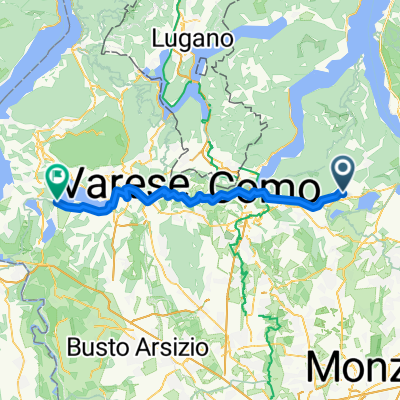 Corso XXV Aprile, Erba nach Via Giuseppe Borghi, Biandronno