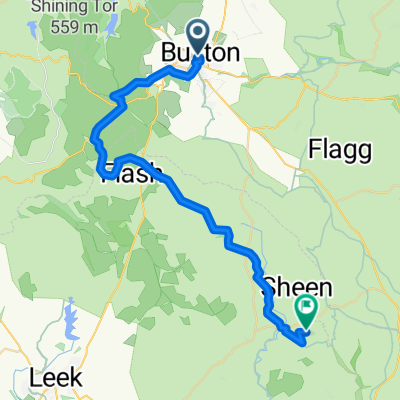 Route to Hartington Hills