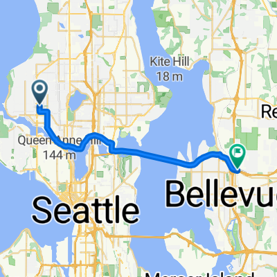 NW 64th St, Seattle to 116th Ave NE, Bellevue