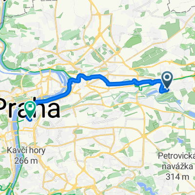 Mrázkova, Prague 14 to Vodičkova, Prague 1