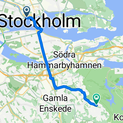 Hantverkargatan, Stockholm to Emågatan, Bagarmossen