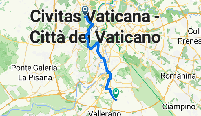 Via Pantaleone Rapino, Roma a XII Municipio, Roma