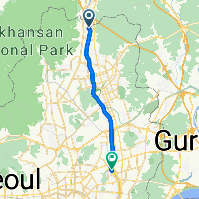 휘경동, 서울특별시로 가는 경로