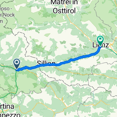 Toblach-Lienz: der Drauradweg
