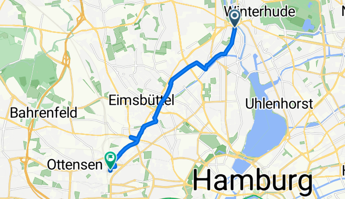 Hudtwalckerstraße to Paul-Nevermann-Platz 1A