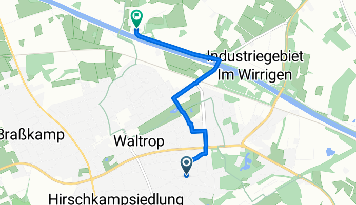 Route in Waltrop