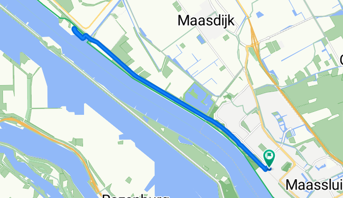 Lisztstraat, Maassluis naar Lisztstraat, Maassluis