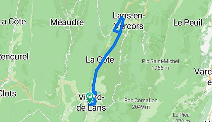 Villard-de-Lans - Circle to Lans-en-Vercors for Shopping