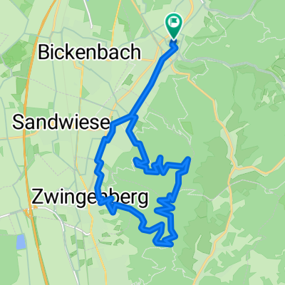 Route in Seeheim-Jugenheim