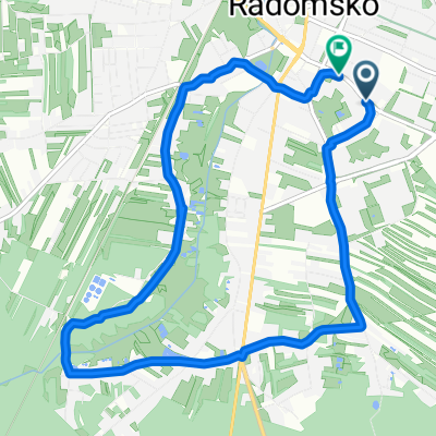 Piastowska, Radomsko do Piastowska, Radomsko