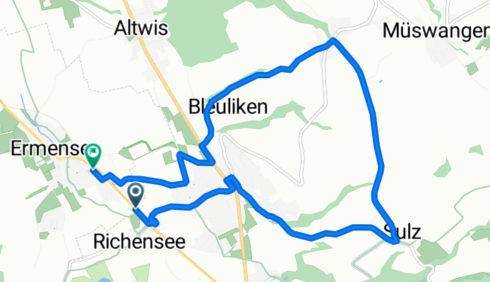 Luzernerstrasse, Ermensee nach Luzernerstrasse, Ermensee