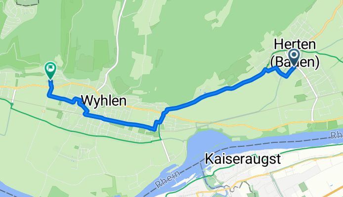 Eigenstraße nach Wyhlen Schulzentrum