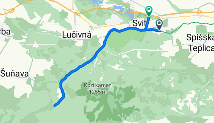 P. Jilemnického do Svit gabrik že