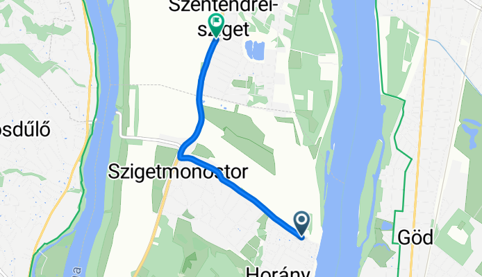 Monostori utca - Csóka utca