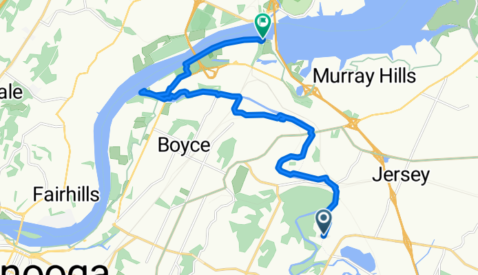 Caine Ln, Chattanooga to King's Point, Chattanooga