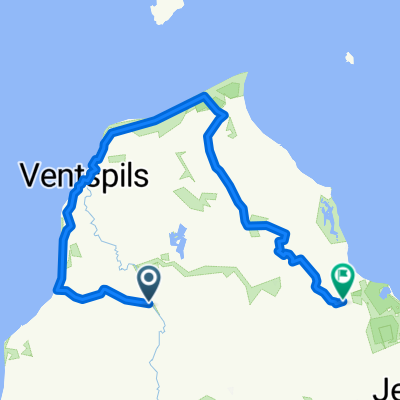 Kuldīga - Tukums 280km