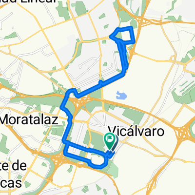 Calle del Molino Viejo, Madrid a Calle del Campo de la Torre, Madrid