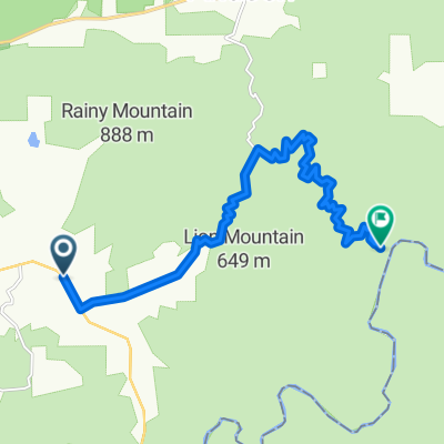 US-76, Clayton to Licklog Trail, Clayton