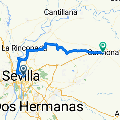 From Seville to La Algaba
