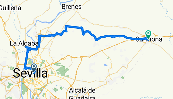 From Seville to La Algaba