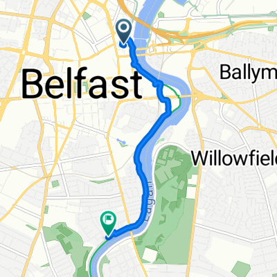 Princes Street, Belfast to Harrow Street, Belfast