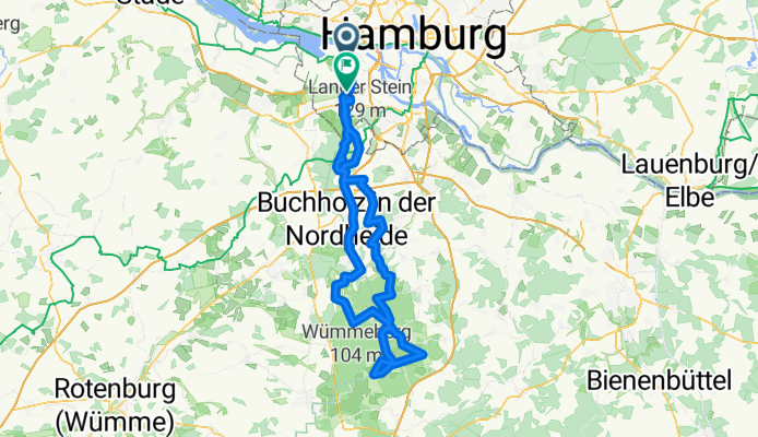 Route in Hamburg