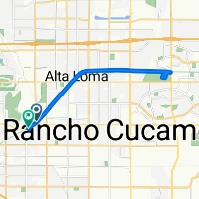 Pacific Electric Trail, Rancho Cucamonga to Foothill Blvd, Rancho Cucamonga