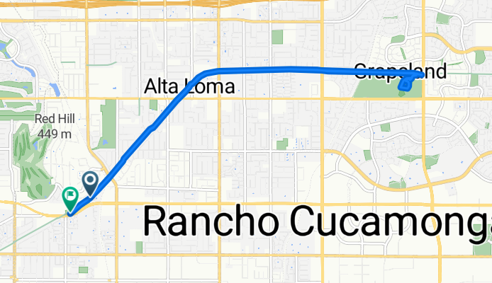 Pacific Electric Trail, Rancho Cucamonga to Foothill Blvd, Rancho Cucamonga