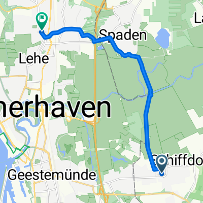 Jierweg, Schiffdorf nach Kleiner Blink, Bremerhaven