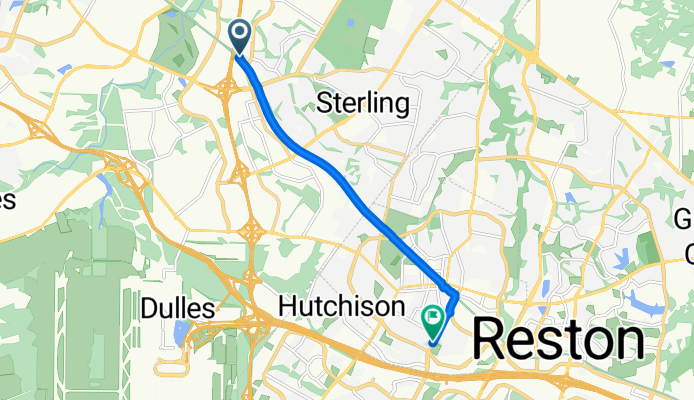 Warp Dr, Sterling to Herndon Pkwy, Herndon