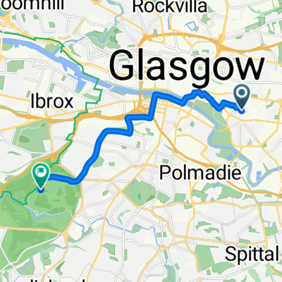 London Road, Glasgow to Newlands/Auldburn, Glasgow