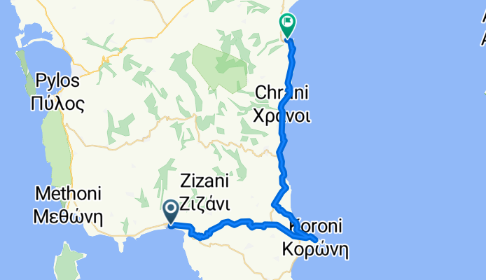 Foinikountas to Petalidiou-Koronis, Petalidi