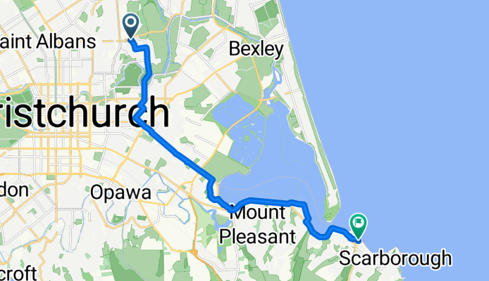 Netherby Ln, Christchurch to Marriner St, Christchurch