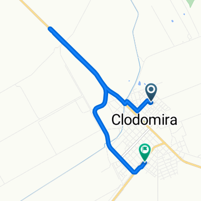 Ruta desde Moreno Saravia