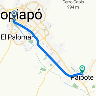 De Chañarcillo a Pasaje José Antonio Villagrán