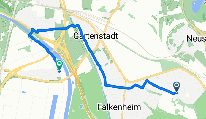 Leerstetter Straße, Nürnberg nach Regenstraße, Nürnberg