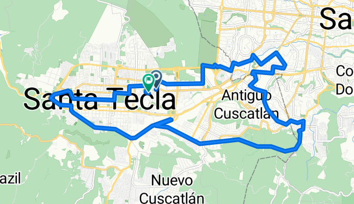 Ruta 3 Estaci贸n del casco, SF, Cima, Santa Elena